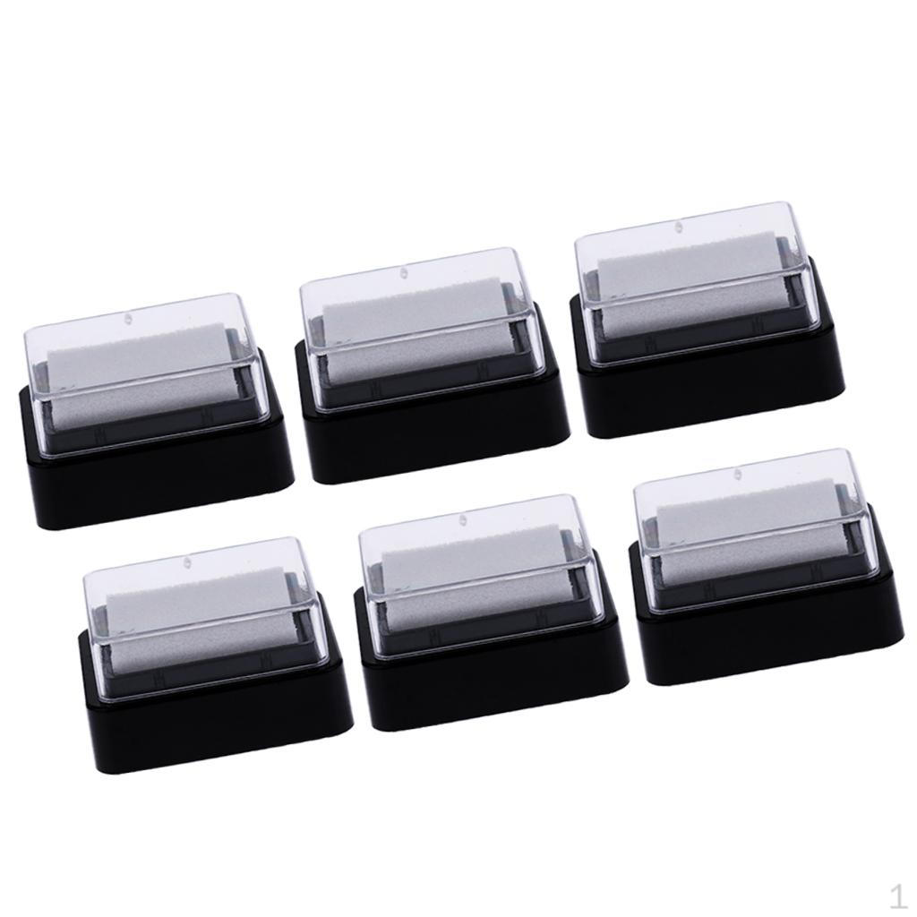 

60 шт. Белая чернильная подушечка Чернильная подушечка Без пигмента Пустой резиновый штамп Палец