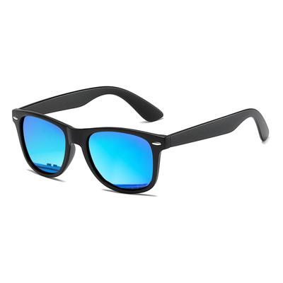 And Mirror Blue Polarized Wellington Type UV400 Blackout Sunglasses for Driving [Rimerakea] Men's Women's