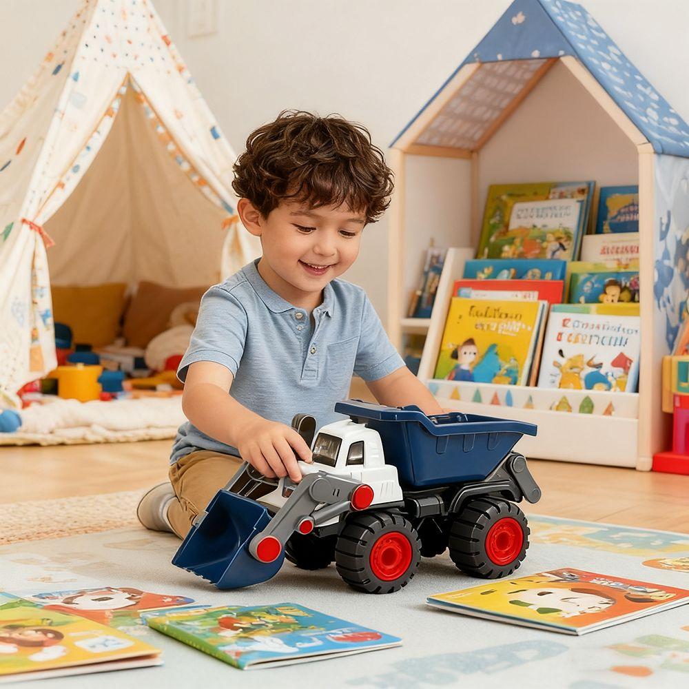 Toy Vehicles Excavator Toy Truck Toy Large Bulldozer Toy  Children Model Toy