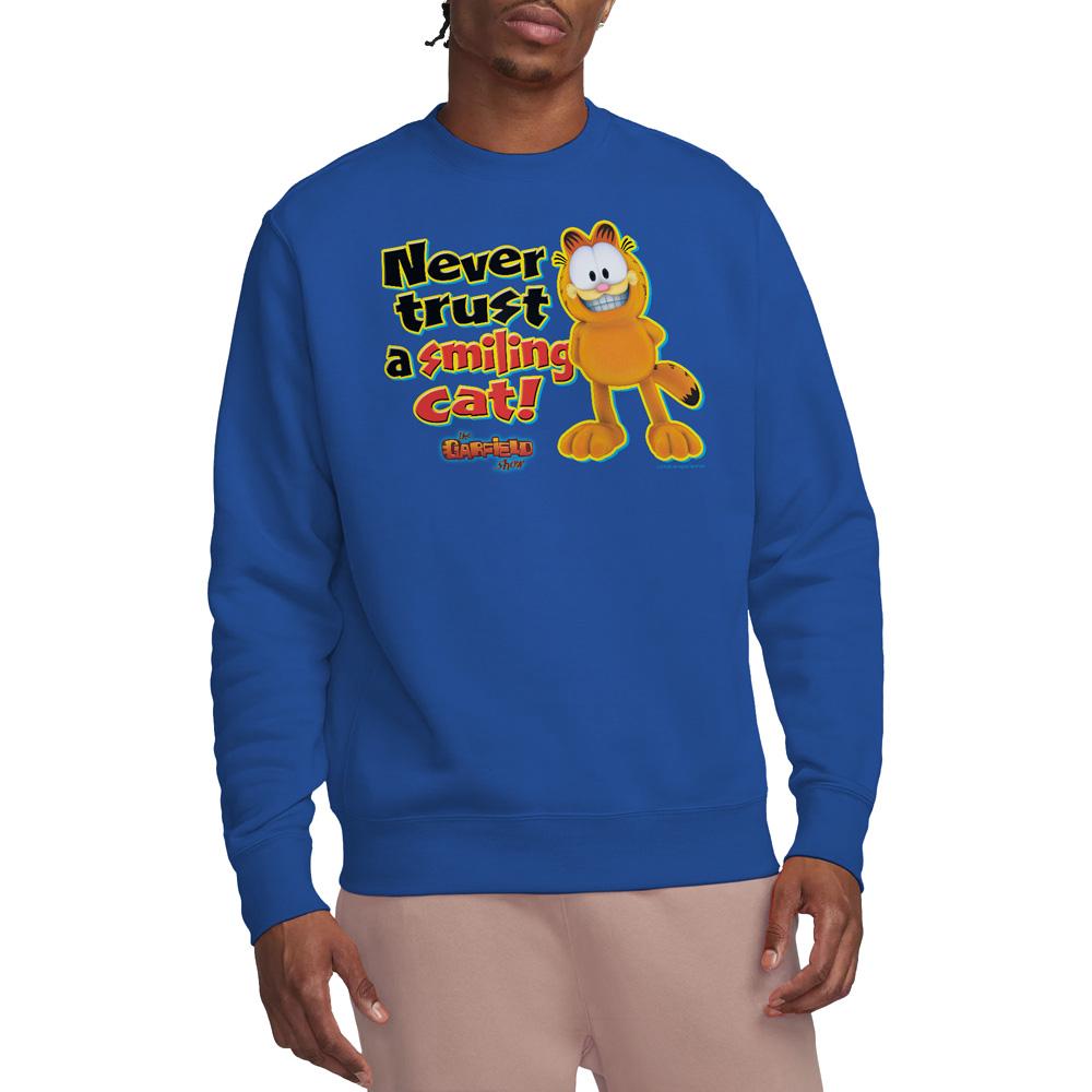 Garfield Unisex Adult Smiling Sweatshirt