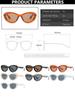 Retro Concave Cat Eye Sunglasses Women Fashion Brand Designer New Sun Glasses Cateye Eyeglasses Shadow For Female