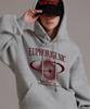 Like The Most Jupiter Oversized Hoodie_Melange