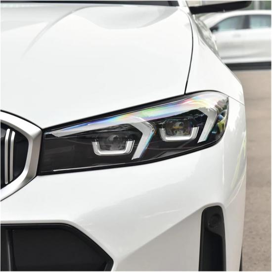 Compatible for BMW 3 Series G20 G28 2023 2024 2025 Car Front Headlight Cover Transparent Lampshade Replace Original Lens Shell(Left)