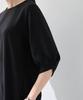 AC by Alpha Cubic Tuck Sleeve Dress and UV Size Black Bi-Motion (Cooling Protection), Women's, 353791,