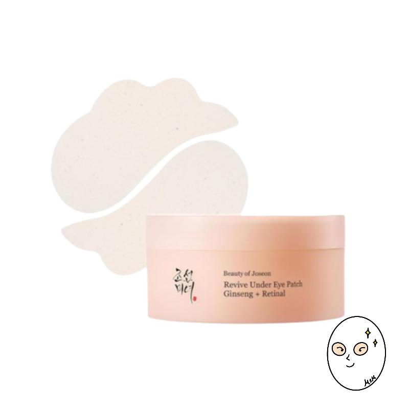 

BEAUTY OF JOSEON Revive Under Eye Patch: Ginseng + Retinal 93g / 60pcs