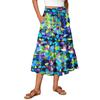 Gonna Maxi da Donna Coulisse Vita Alta Estiva Gonne Lunghe Leggere a Balze Fluide Floreali Plissettate