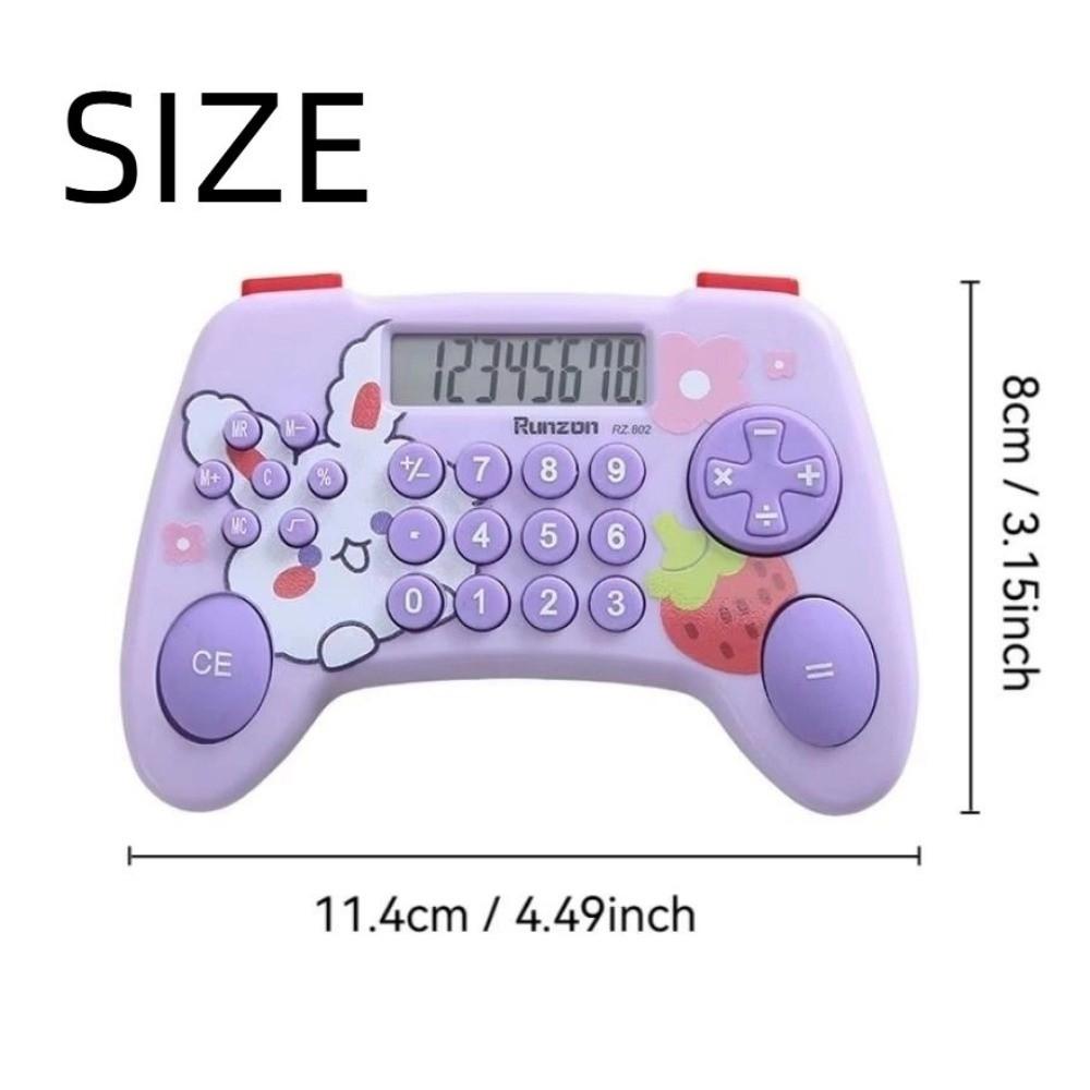 Kształt Konsoli do Gier Kreskówkowy Kalkulator Kreatywny Kalkulator Studencki Rachunkowość Finansowa