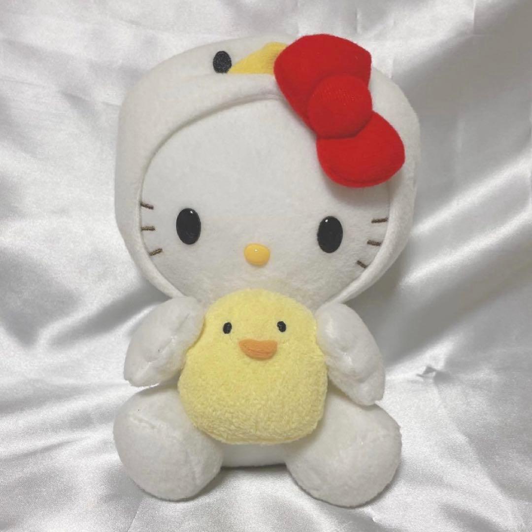 Yakult Hello Kitty Zodiac Plush Toy Sanrio Year of the Rooster Kigurumi Chicken Bird