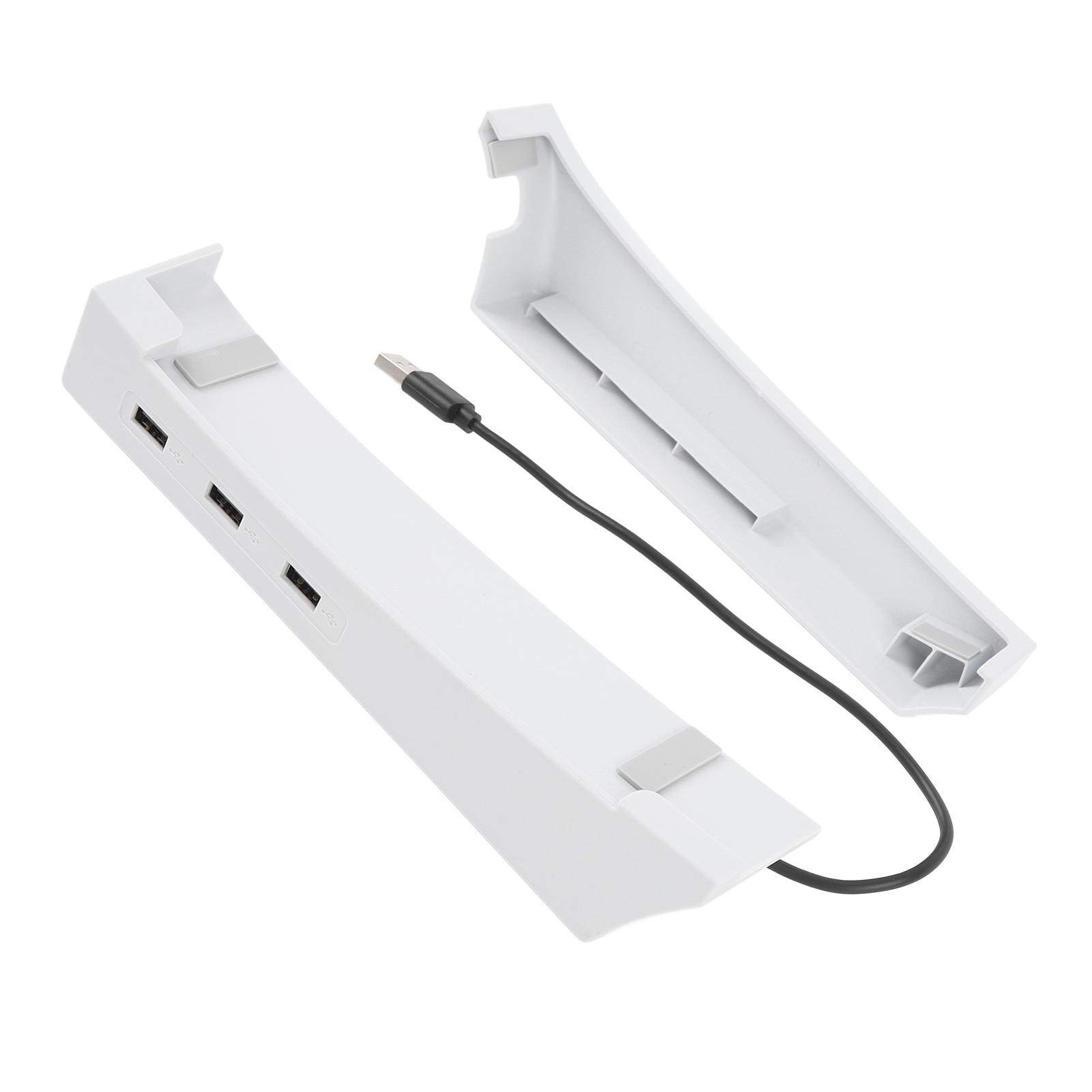 

Horizontal Stand for Slim Console Professional Stable Console Holder Horizontal Bracket Stand with 4 USB Ports