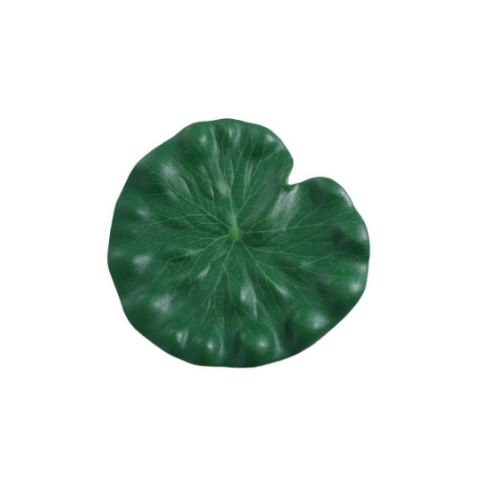 

Props Fish Tank Landscaping Pond Flower Floating Lotus Leaf Water Leaf Fake Lotus Artificial Plant 17cm