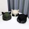 Reverse Glasses Cap Fashion Personality Baseball Cap Cute Ear Cap Adjustable Cotton Casual Cap Outdoor Sun Hat