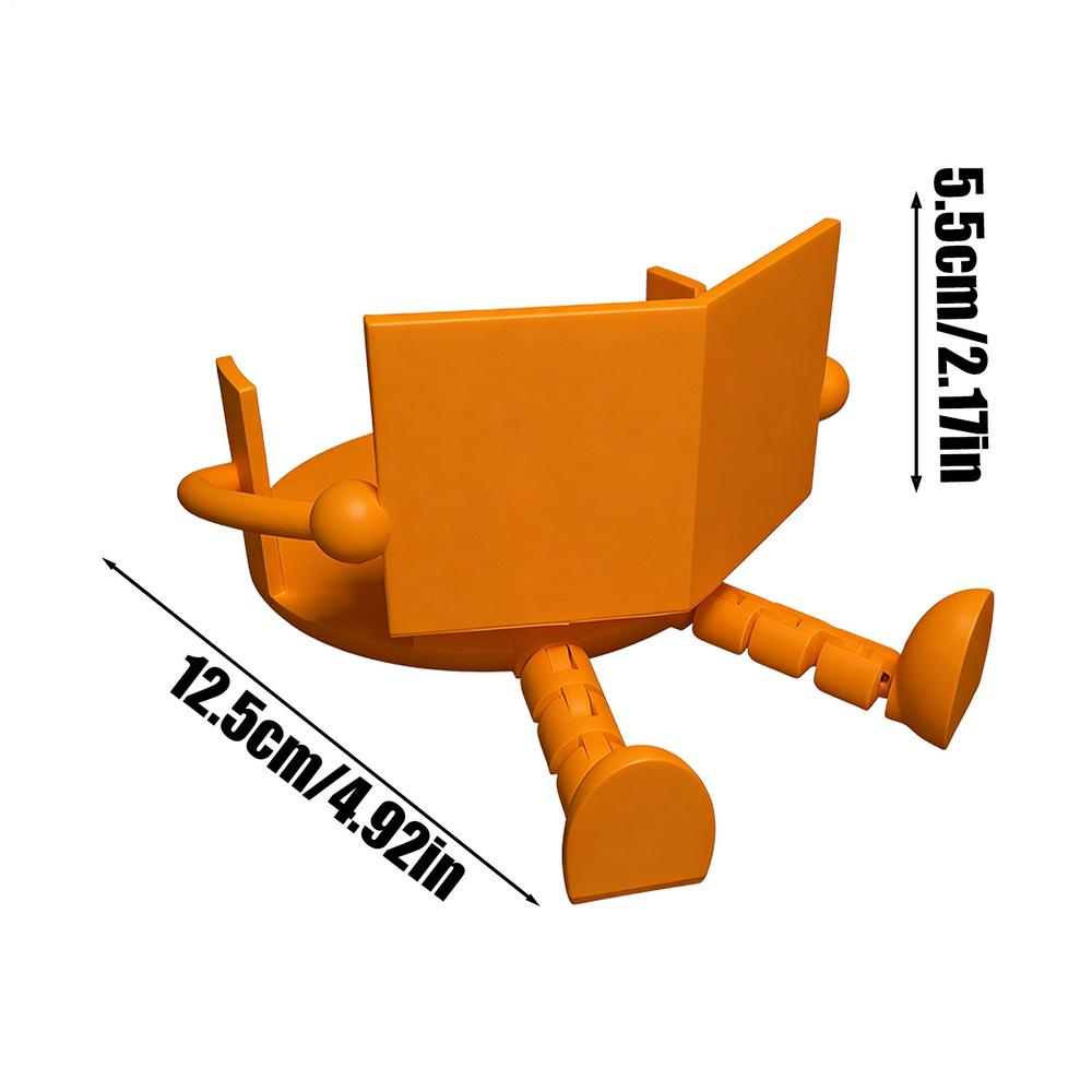 Toilet Paper Holder Stand 3D Printed Reading Funny Cute Napkin Stand Bathroom Toilet Paper Holder for Bathroom Kitchen RV Travel