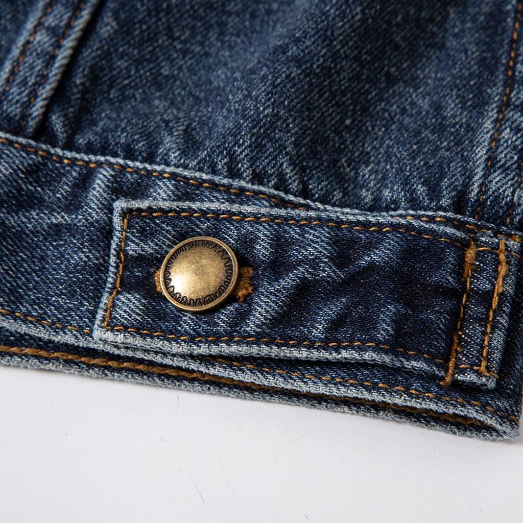 Trendy Retro American Denim Jacket: Versatile, Loose Fit for Autumn/Winter