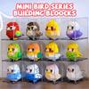 Mini Building Blocks 3D Bird Series Cute Parrot Model Bricks Set Assemble Kawaii Table Decor Toys for Kids Gifts