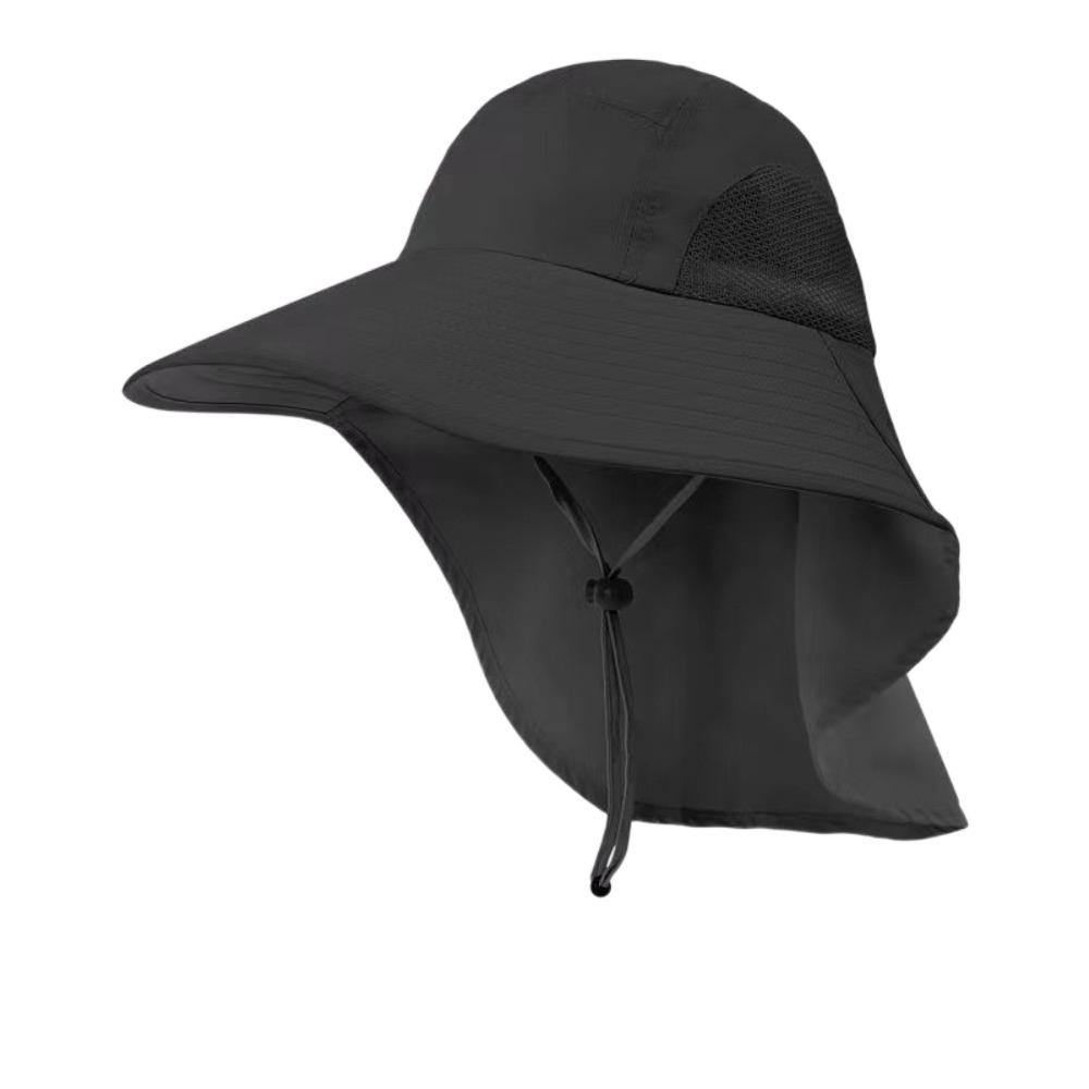 Wide Brim Fisherman Hat Anti-UV Bucket Hat New Safari Cap Outdoor