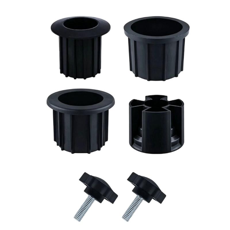 Outdoor Umbrella Base Bushing with Center Opening Support Sleeves and Direct Tightening Pieces for Stand Service