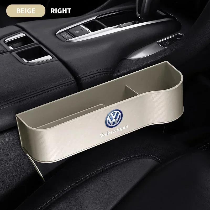 Car Seat Central Control Seat Gap Storage And Sorting Box For Volkswagen VW Passat Golf 4 5 6 Tiguan Polo Scirocco Jetta CC