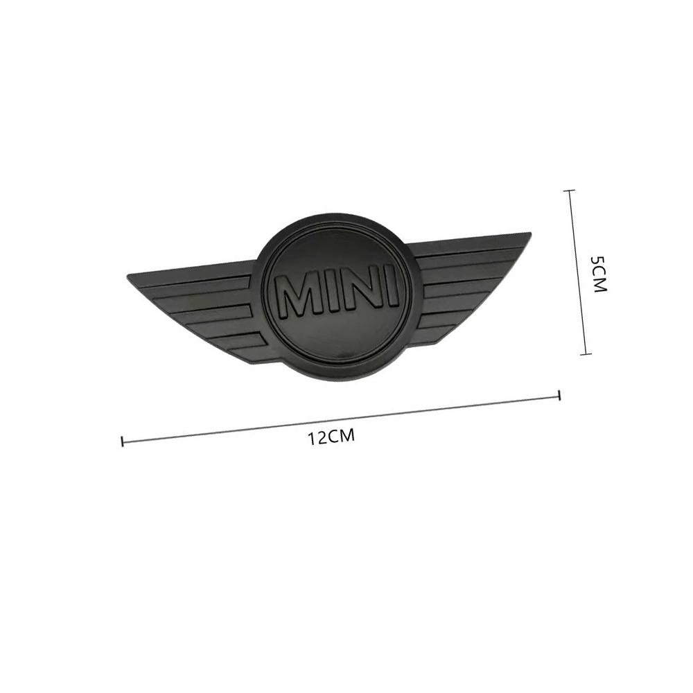 

1pcs Mini 3D metal black Mini Emblem Car Front Hood/Rear trunk Badge for Mini cooper R56 R50 R58 R52 R53 R55f56 f55 Accessories