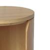 Bamboo Storage Box Bathroom Jar Makeup Organizer Cotton Round Pad Holder Reusable Makeup Cotton Pads Storage Container