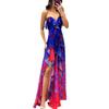 Nuovo Vestito da Donna a Rete Senza Spalline Stampato, Stile Europeo Americano Moda Casual Vestito da Festa per Donne INS Trendy