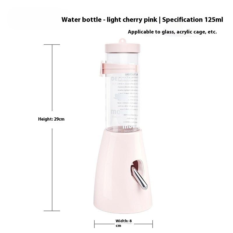 Alimentador e Bebedouro 2 em 1 para Hamster Grande Capacidade À Prova de Vazamento Alimentador Automático Dispensador de Água e Comida Suprimentos para Alimentação à Prova de Vazamento