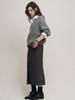 MALOUPE 8104 V-Neck Knit (Gray)