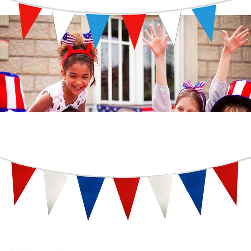 Jubilee Decorations 18M Outdoor Flag Bunting Street Party 50 Colorful flags