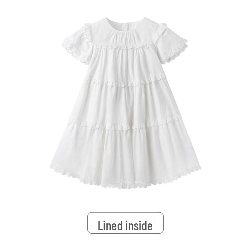 Mucmukn Girls' Tencel Cool Cotton Princess Dress