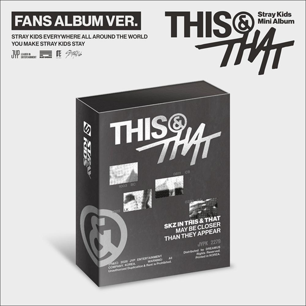 Stray Kids [QUESTO E QUELLO] (ALBUM FANS VER.) Mini Album + Regalo Gratuito