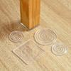 Tapete Antiaderente de Silicone Transparente Almofadas para Móveis Pés de Mesa Pés de Sofá Folha Adesiva de PU Tapete Impermeável Silencioso Prático