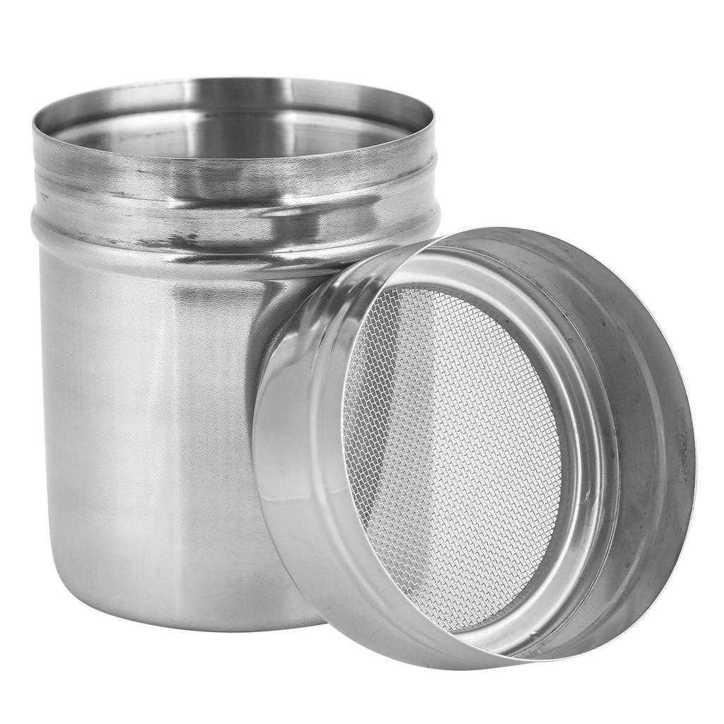 Ciurub din oțel inoxidabil pentru pulbere, cafea, zahăr, făină, borcan, piper, condimente, ustensile de bucătărie S