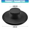 2Pcs High Strength Rubber Drain Plugs 84mm Sink Stoppers for Kitchen Sink Suitable for Standard 3 1/2 Inch Drains