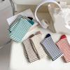 Womens Japanese Korean Cotton Middle Calf Socks Elegant College Style Casual Multicolored Striped Crew Socks Streetwear