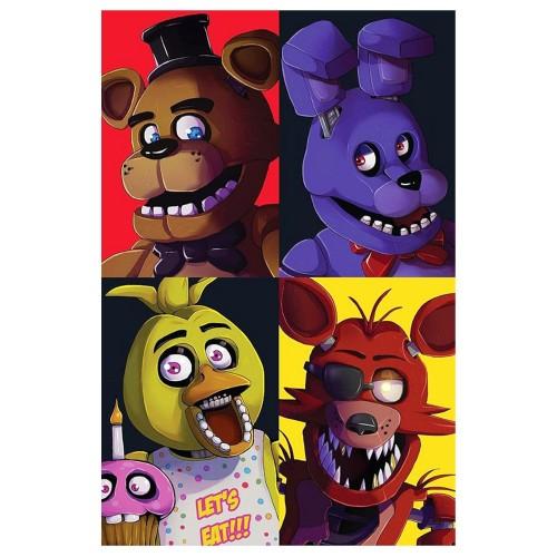 Five Nights At Freddys Fleece Freddy Fazbear Blanket