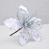 Fabric Plastic Fake Flower 22cm Xmas Tree Decorations Christmas Artificial Flowers  New Year