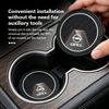 Car Coaster Anti Slip Mat Accessorie Auto Water Bottle Cup Holder Pad For Opel Insignia Astra G J F K Vectra C H Corsa C B D