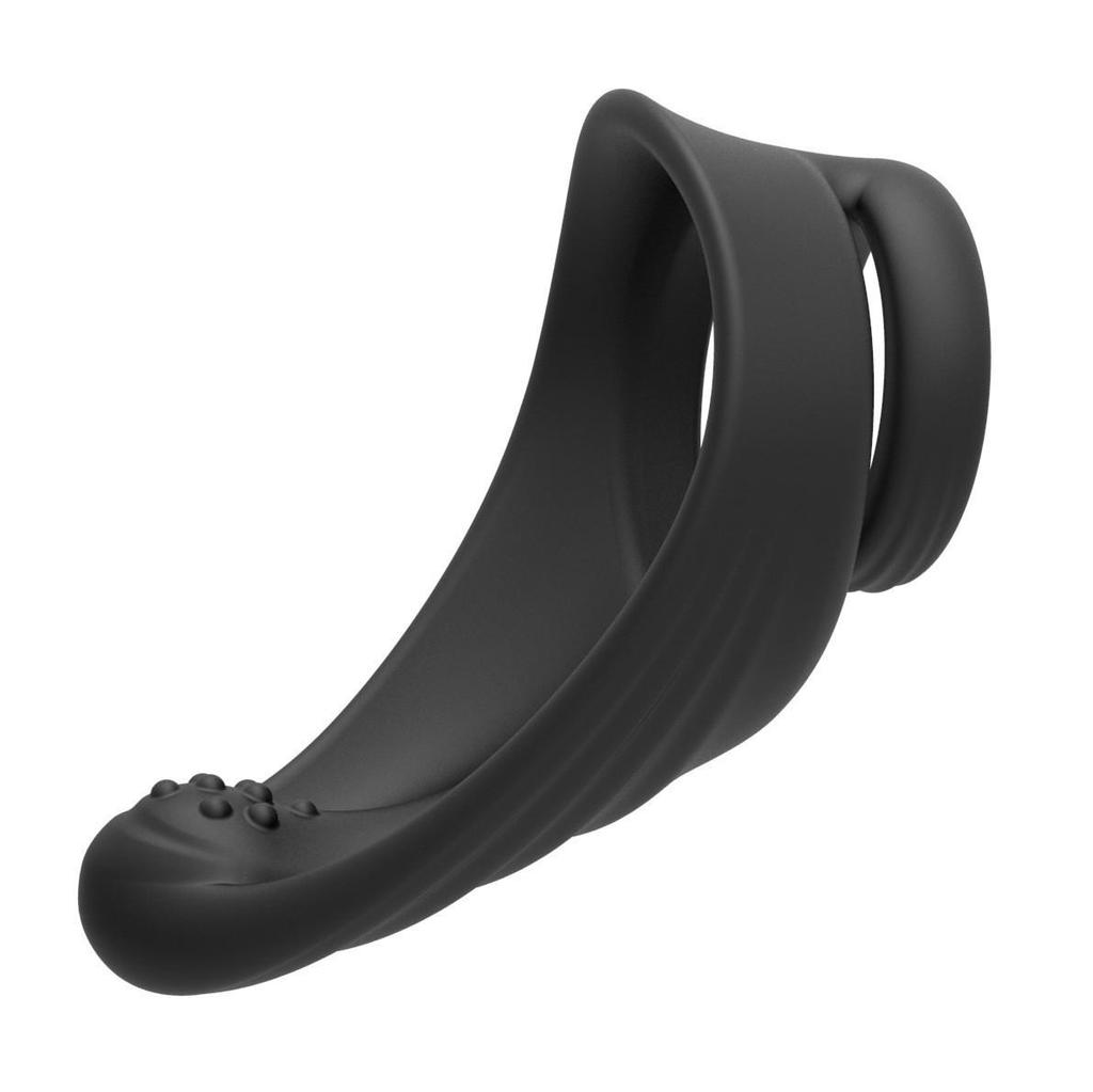 Silicone Rechargeable Vibration Cock Ring with Remote Control for Enhanced Male Performance