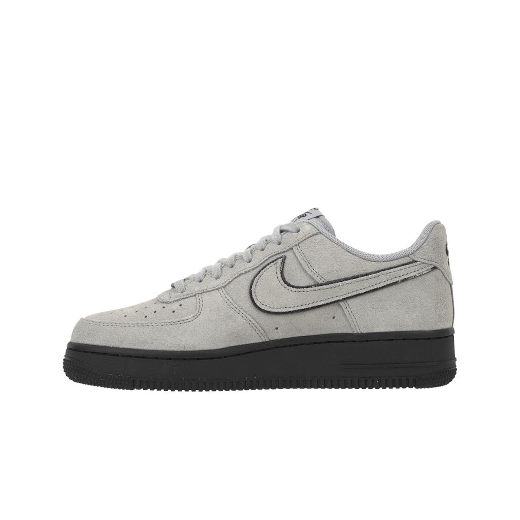 Nike Air Force 1 07 LV8 Duman Grisi Süet Erkek Spor Ayakkabıları Açık-Duman-Grisi Siyah HQ1966-001