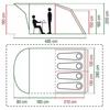 Tente de camping - COLEMAN - 2212622 - 6 places - 100% imperméable - BlackOut Bedroom