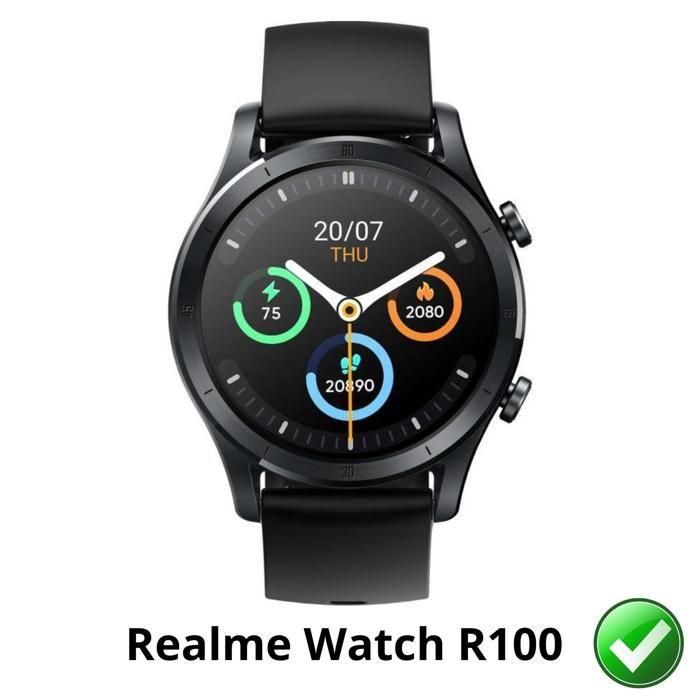 Protection écran pour Realme Watch R100 [Pack 6] Film Plastique Protecteur Résistant Ultra Mince Phonillico