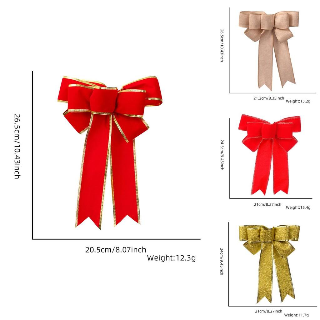 And Vibrant Red White Reindeer Christmas Bow Decoration With Gift Box Perfect For Holiday Festivities