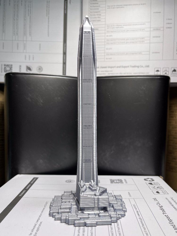 Minimalist Shenzhen Ping An Finance Center Travel Architectural Model Gift