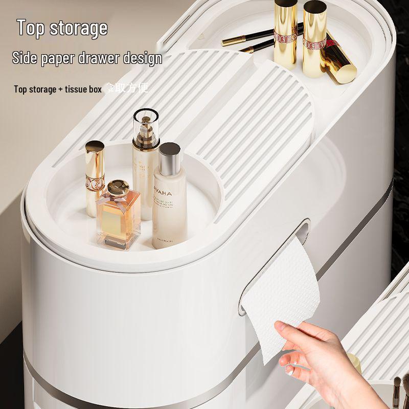 Multi-Layer Bathroom Crevice Storage Cabinet - No Installation Required