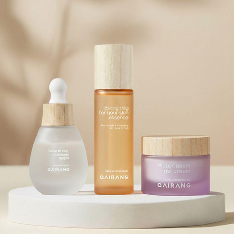 QAIRANG 3-piece set (barrier strengthening ampoule 30ml + anti-aging essence 50ml + moisture cream 50ml) single type