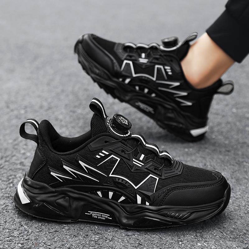 Rotating Button Coconut Shoes Summer Mesh Teen Sports Casual Popcorn Daddy Mesh Shoes Running Shoes