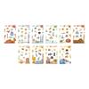 10 Sheets Photo Instants Films Stickers Photo Border Stickers Decorative Mini Photo Film Stickers Photo Decorations