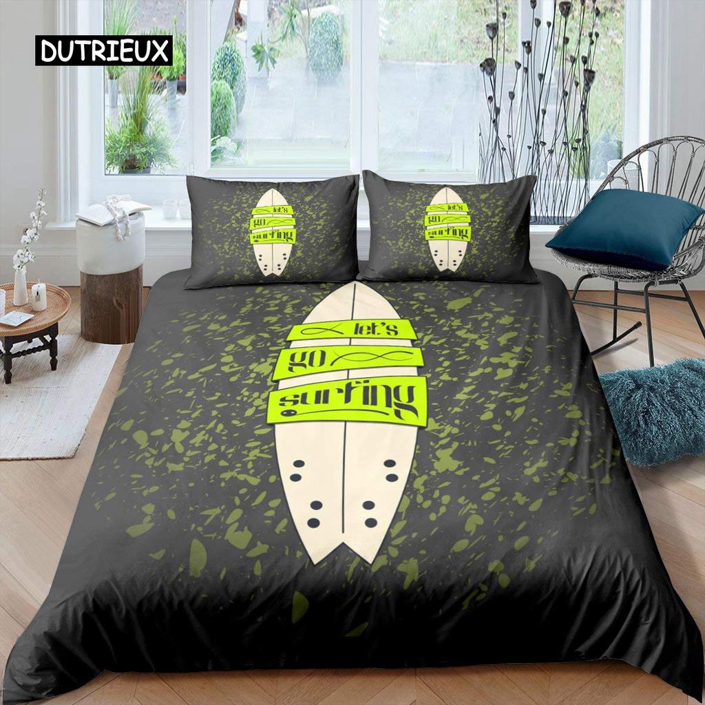 Comfortable Cartoon Pattern Duvet Cover Set With Duvet Cover And Pillowcases King Queen Twin Sizes For All Ages