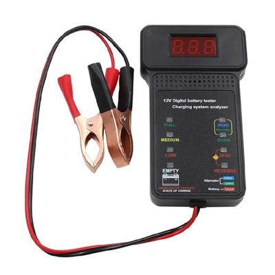 Digital Battery Analyzers Car Battery Tester Car-Charge Diagnostic Tool Portable