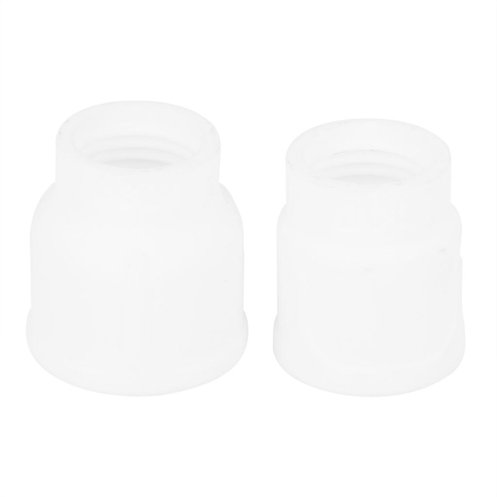 2Pcs Ceramic Welding Cup Set for WP‑17 18 26 9 20 Agon Arc Welding Gun 10# 12# Manual Tool