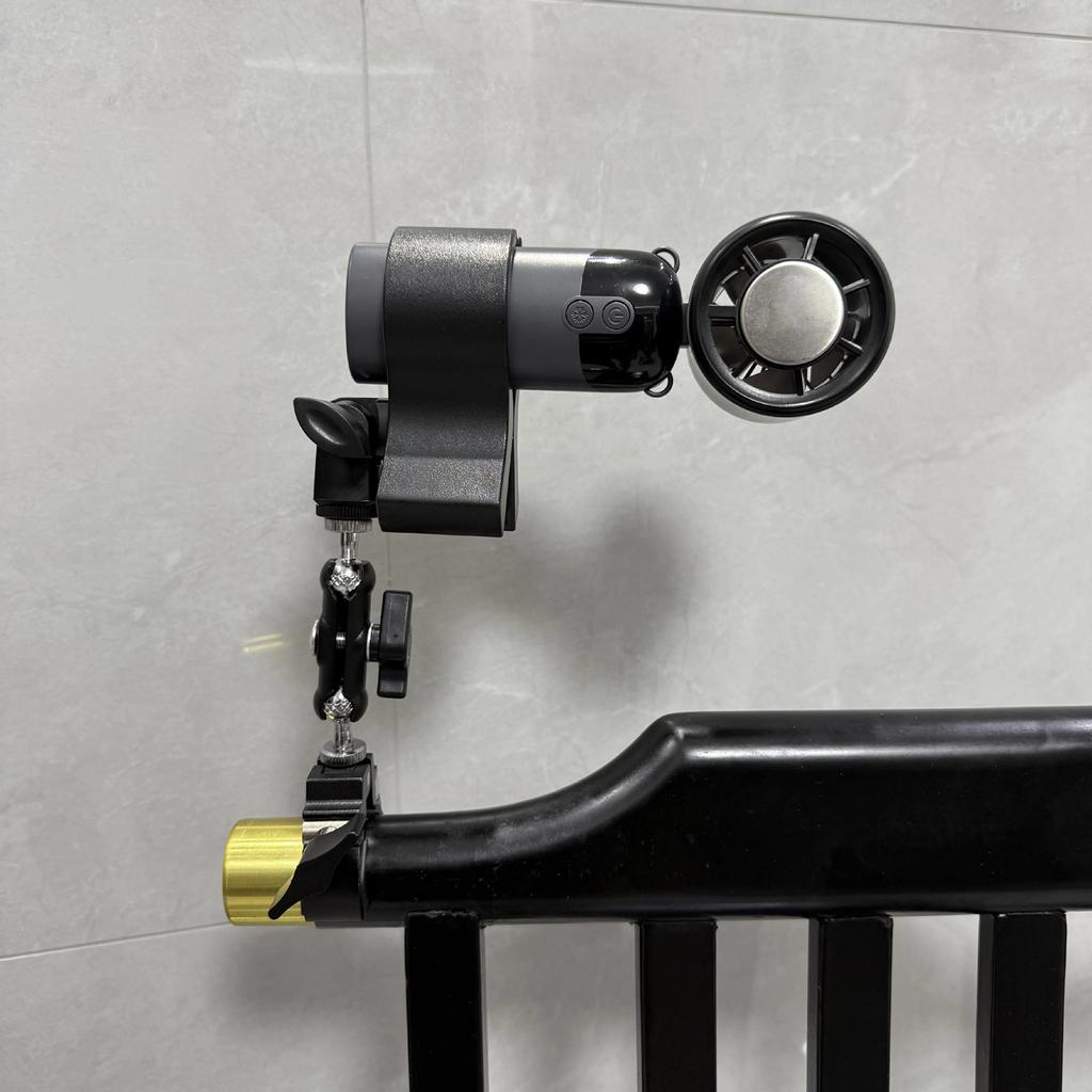 Portable Easy Installation Desktop Clamp with Anti Slip Rubber Pad for Secure Grip on Fan Light Microphones and More